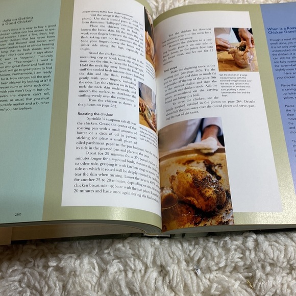 JULIA and JACQUES COOKING AT HOME by JULIA CHILD & JAQUES PEPIN HB EUC - Picture 7 of 9